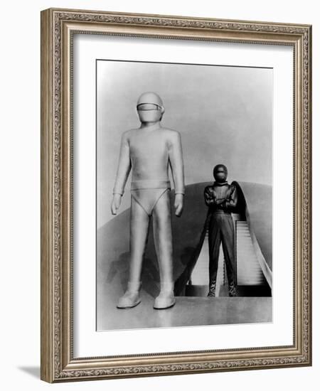 The Day the Earth Stood Still, Gort, Michael Rennie, 1951-null-Framed Photo