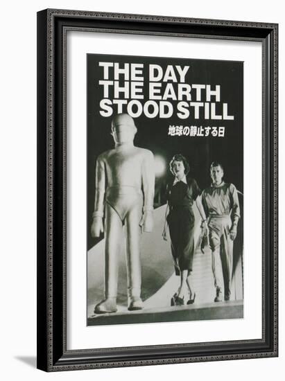 The Day The Earth Stood Still, Hong Kong Movie Poster, 1951-null-Framed Art Print
