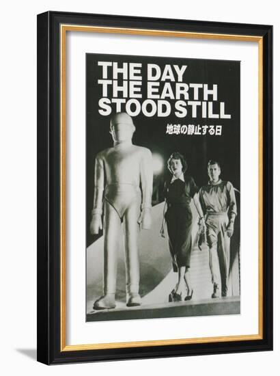 The Day The Earth Stood Still, Hong Kong Movie Poster, 1951-null-Framed Art Print