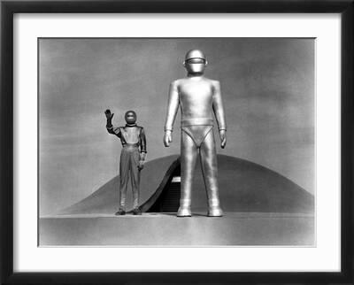 T-shirt Uomo/Donna The Day The Earth Stood Still (1951) – Ispirata Al Poster, Stile Vintage