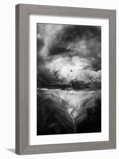 The Day the World Went Away-Alex Cherry-Framed Premium Giclee Print