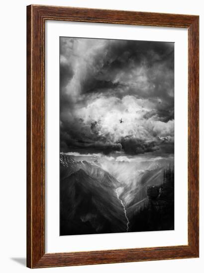 The Day the World Went Away-Alex Cherry-Framed Art Print