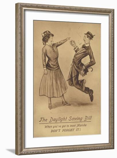 The Daylight Saving Bil-null-Framed Giclee Print
