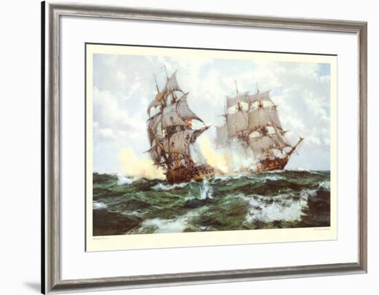 The Days of Adventure-Montague Dawson-Framed Art Print