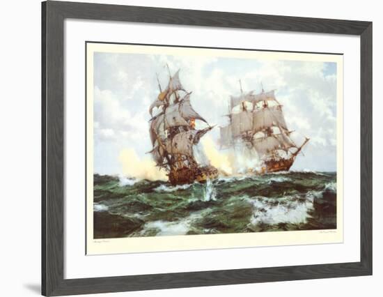 The Days of Adventure-Montague Dawson-Framed Art Print