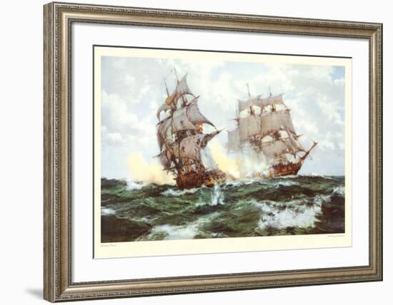 The Days of Adventure-Montague Dawson-Framed Art Print