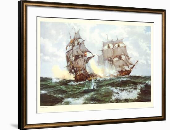 The Days of Adventure-Montague Dawson-Framed Art Print