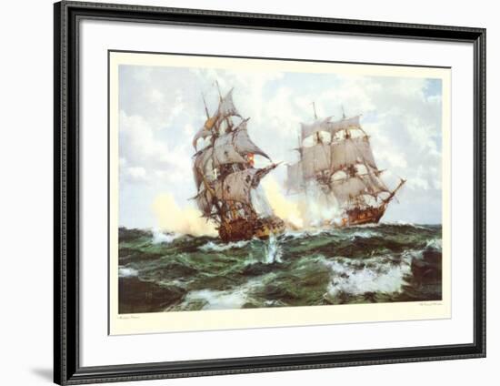 The Days of Adventure-Montague Dawson-Framed Art Print