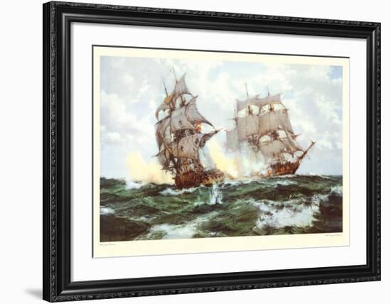 The Days of Adventure-Montague Dawson-Framed Art Print