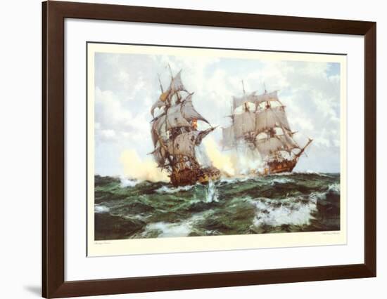 The Days of Adventure-Montague Dawson-Framed Art Print