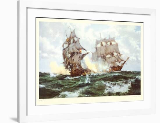 The Days of Adventure-Montague Dawson-Framed Art Print