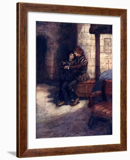 The Days Seemed Very Long and Dreary to the Two Little Boys, C1483-AS Forrest-Framed Giclee Print