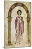 The Deacon Perto, Miniature from the Homilies by Saint Gregory-null-Mounted Giclee Print
