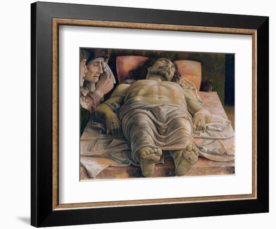 The Dead Christ, c.1480-90-Andrea Mantegna-Framed Giclee Print