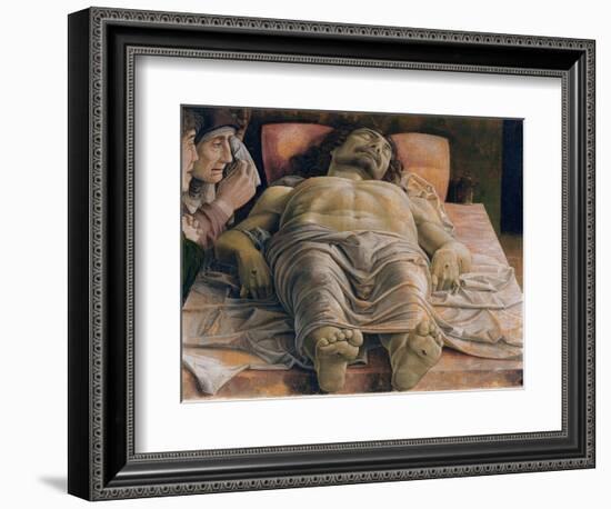 The Dead Christ, c.1480-90-Andrea Mantegna-Framed Giclee Print