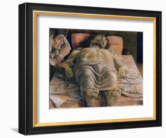 The Dead Christ, c.1480-90-Andrea Mantegna-Framed Giclee Print