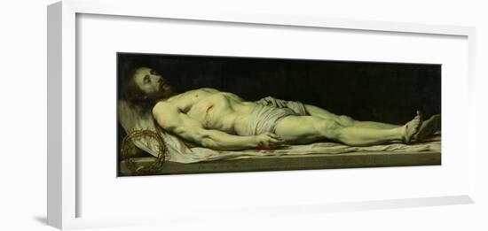 The Dead Christ on His Shroud-Philippe De Champaigne-Framed Giclee Print