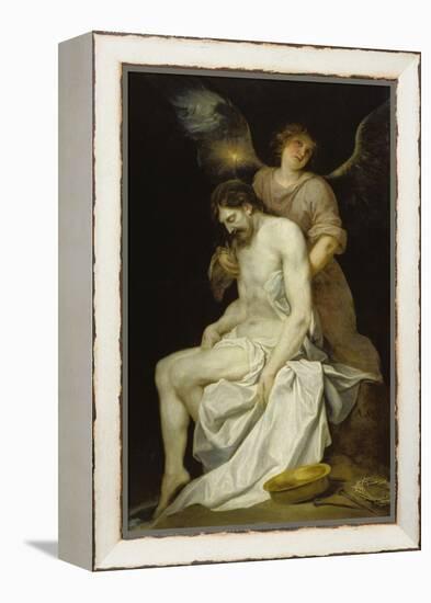 The Dead Christ Supported by an Angel, 1646-52-Alonso Cano-Framed Premier Image Canvas