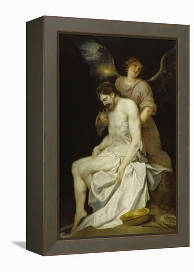 The Dead Christ Supported by an Angel, 1646-52-Alonso Cano-Framed Premier Image Canvas