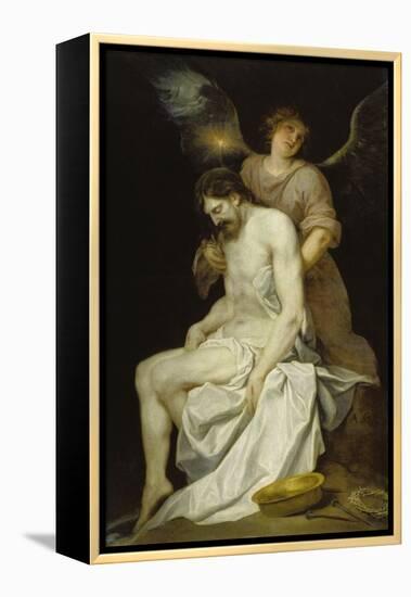 The Dead Christ Supported by an Angel, 1646-52-Alonso Cano-Framed Premier Image Canvas