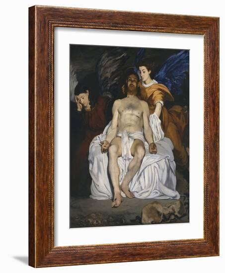 The Dead Christ with Angels, 1864-Edouard Manet-Framed Giclee Print