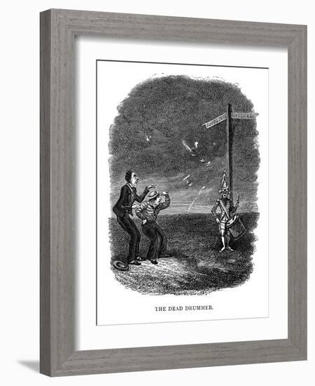 The Dead Drummer, 1840-George Cruikshank-Framed Giclee Print