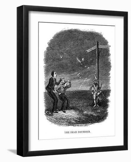 The Dead Drummer, 1840-George Cruikshank-Framed Giclee Print