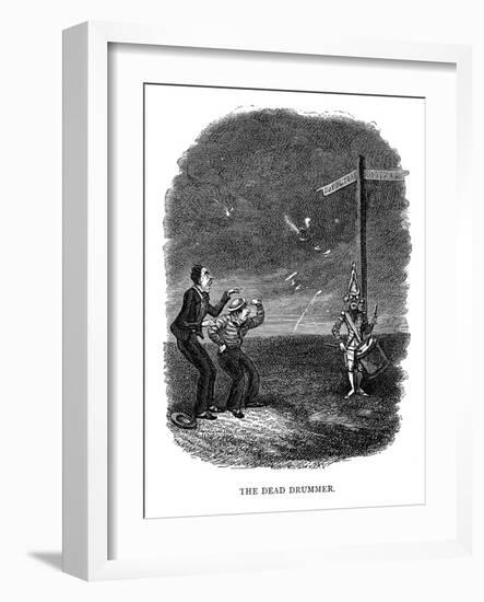 The Dead Drummer, 1840-George Cruikshank-Framed Giclee Print