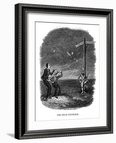 The Dead Drummer, 1840-George Cruikshank-Framed Giclee Print