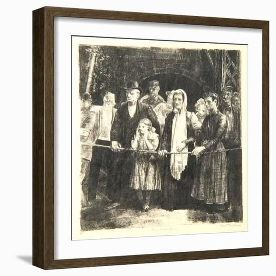 The Dead-Line, 1923-George Wesley Bellows-Framed Giclee Print