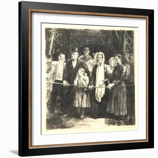 The Dead-Line, 1923-George Wesley Bellows-Framed Giclee Print