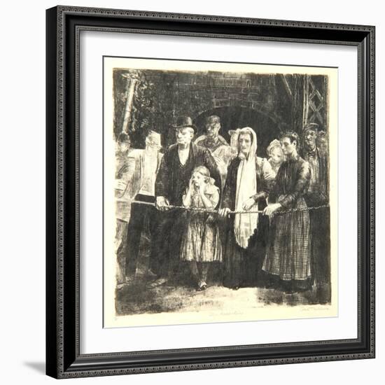 The Dead-Line, 1923-George Wesley Bellows-Framed Giclee Print