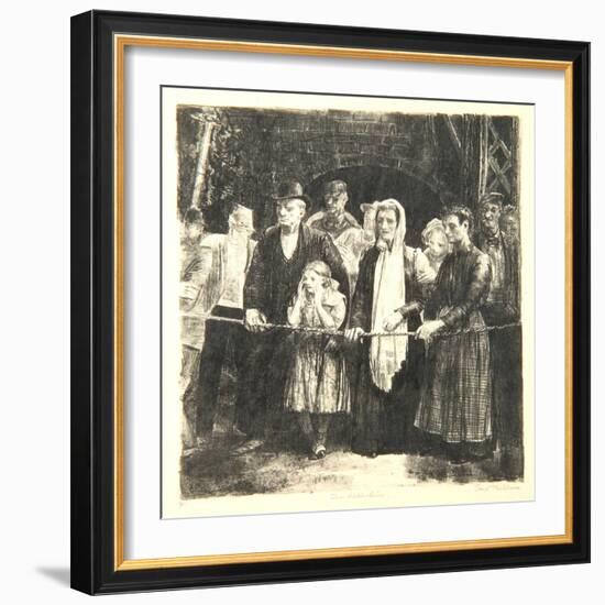 The Dead-Line, 1923-George Wesley Bellows-Framed Giclee Print