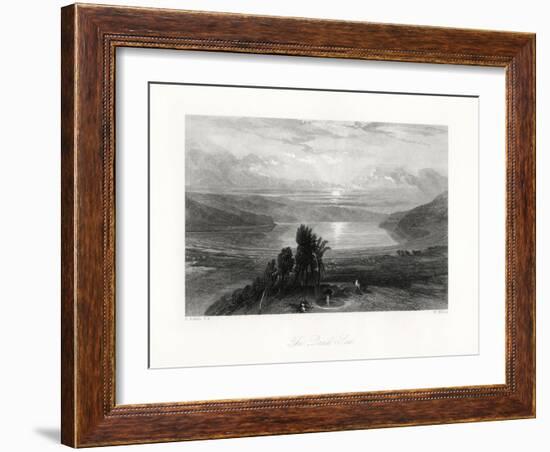 The Dead Sea, 19th Century-W Miller-Framed Giclee Print