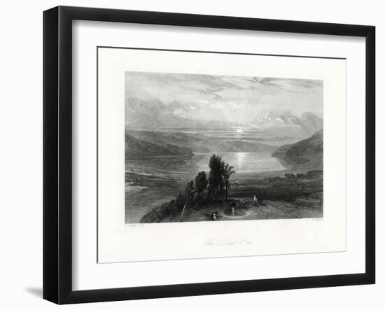 The Dead Sea, 19th Century-W Miller-Framed Giclee Print