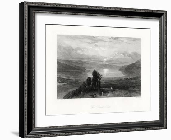 The Dead Sea, 19th Century-W Miller-Framed Giclee Print