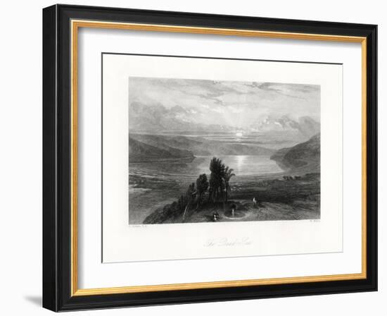 The Dead Sea, 19th Century-W Miller-Framed Giclee Print