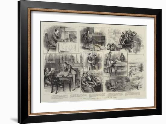 The Dead Season, the Last Man in Town-Godefroy Durand-Framed Giclee Print