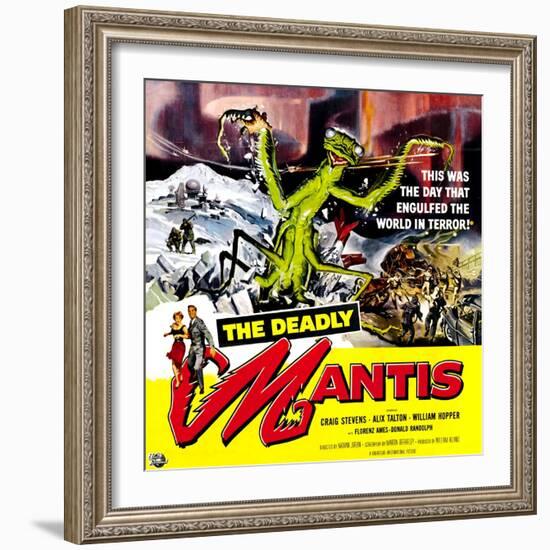 The Deadly Mantis, 1957-null-Framed Premium Giclee Print