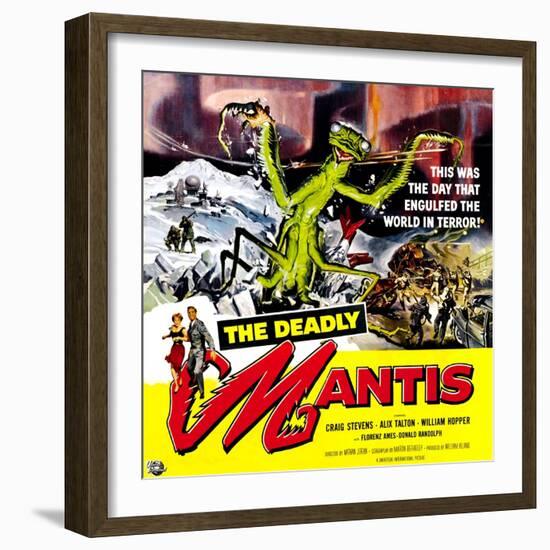 The Deadly Mantis, 1957-null-Framed Premium Giclee Print