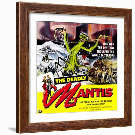 The Deadly Mantis, 1957-null-Framed Premium Giclee Print