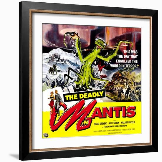 The Deadly Mantis, 1957-null-Framed Premium Giclee Print