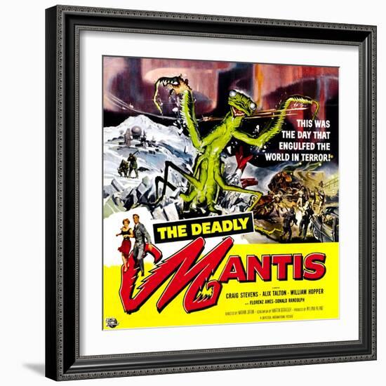 The Deadly Mantis, 1957-null-Framed Premium Giclee Print