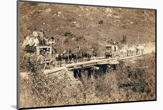 The Deadwood Coach, 1889-John C. H. Grabill-Mounted Photographic Print