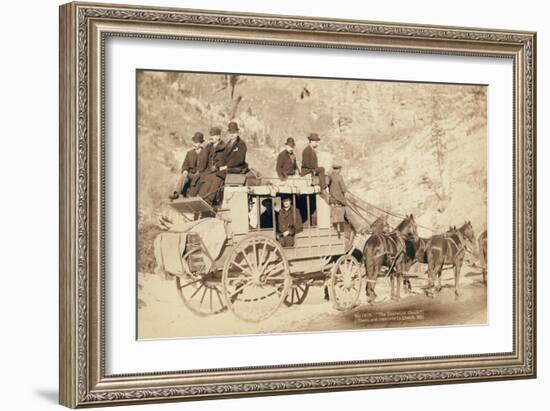 The Deadwood Coach-John C.H. Grabill-Framed Art Print