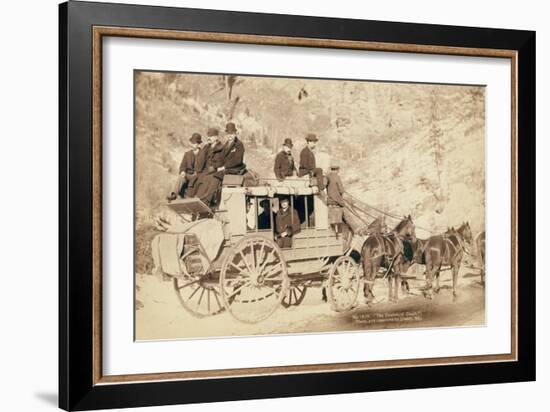 The Deadwood Coach-John C.H. Grabill-Framed Art Print