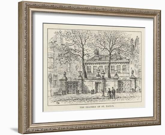 The Deanery of St Paul's-Frank Watkins-Framed Giclee Print