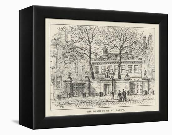 The Deanery of St Paul's-Frank Watkins-Framed Premier Image Canvas