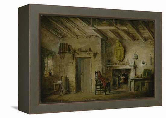 The Deans' Cottage, Stage Design for 'The Heart of Midlothian', C.1819-Alexander Nasmyth-Framed Premier Image Canvas