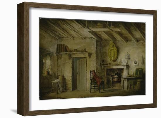 The Deans' Cottage, Stage Design for 'The Heart of Midlothian', C.1819-Alexander Nasmyth-Framed Giclee Print